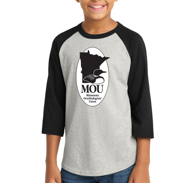 Sport-Tek® Youth Colorblock Raglan Jersey - Printed Logo Thumbnail