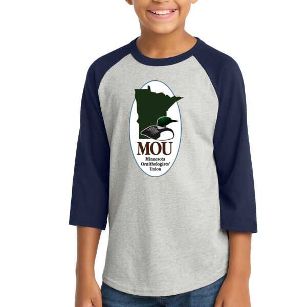 Sport-Tek® Youth Colorblock Raglan Jersey - Printed Logo Thumbnail