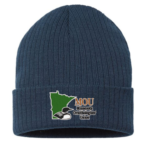 Atlantis Headwear - Sustainable Rib Cuffed Beanie - Embroidered Logo Thumbnail
