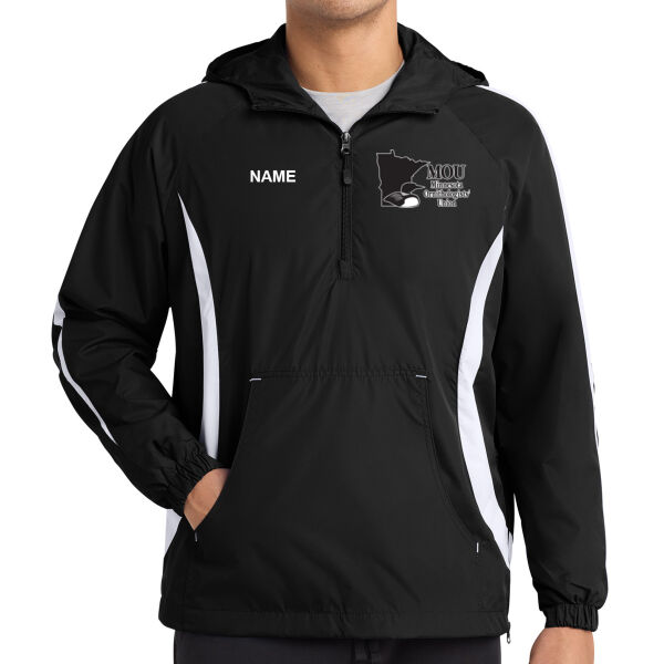 Sport-Tek® Colorblock Raglan Anorak - Embroidered Logo **Add Name For $5** Thumbnail