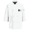 Button Chef Coat with Thermometer Pocket Thumbnail