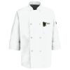 Button Chef Coat with Thermometer Pocket Thumbnail