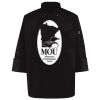 Ten Pearl Button Black Chef Coat Thumbnail