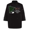 Ten Pearl Button Black Chef Coat Thumbnail