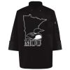 Ten Pearl Button Black Chef Coat Thumbnail