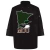 Ten Pearl Button Black Chef Coat Thumbnail