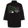 Ten Pearl Button Black Chef Coat Thumbnail