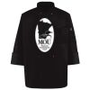 Ten Pearl Button Black Chef Coat Thumbnail