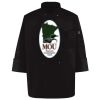 Ten Pearl Button Black Chef Coat Thumbnail