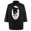 Black Knot Button Chef Coat Thumbnail