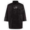 Black Knot Button Chef Coat Thumbnail